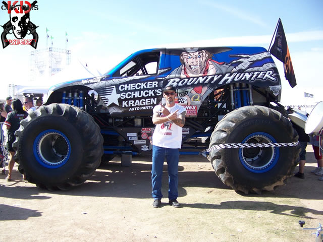 chris campbell at the monster jams